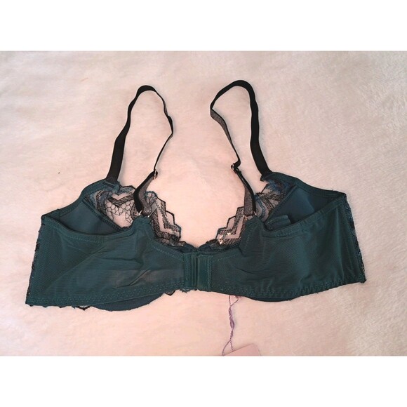 Savage X Fenty Shining Star Half Cup Plunge Bra Starstruck Wildflower 36C NWT - Picture 6 of 9